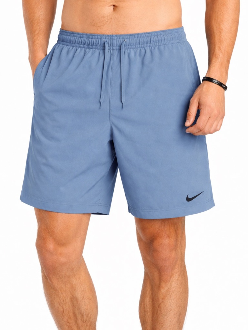 Nike Form Dusty Blue Dry -Fit Shorts with Drawstring